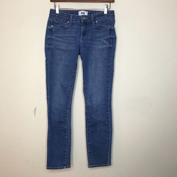 Paige Los Angeles Sz 25 Skyline Ankle Peg Jeans - Picture 2 of 7
